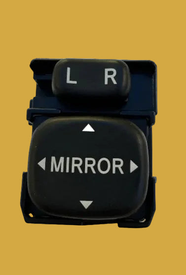 Black mirror switch with 'L' and 'R' labels on a white background