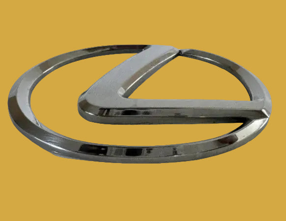 Lexus logo on a yellow background
