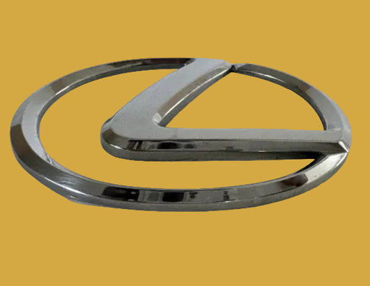 Lexus logo on a yellow background