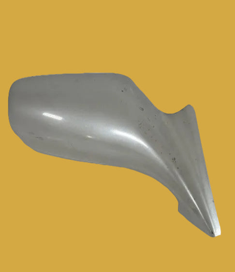 Car side mirror on a white background